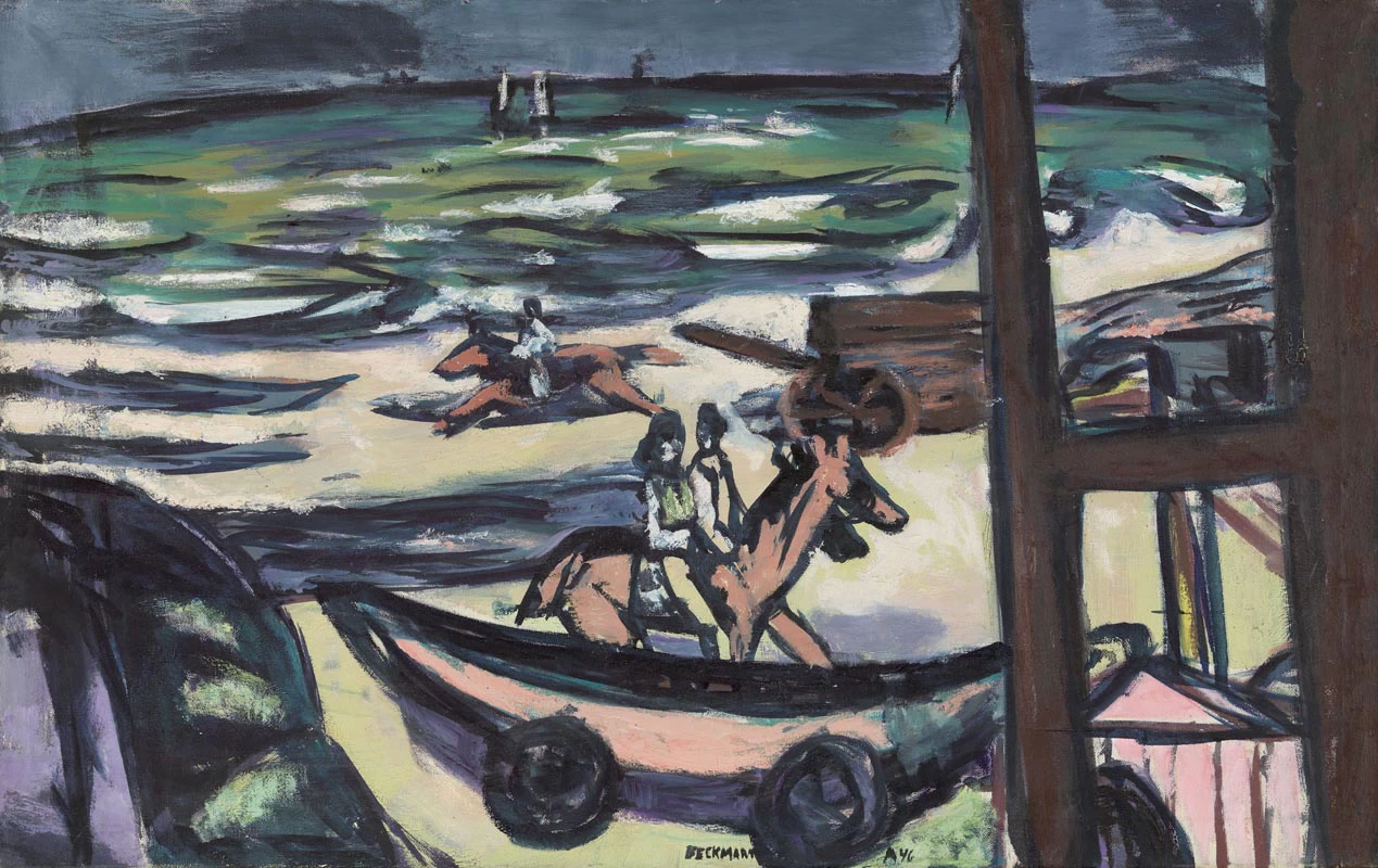 Marina a Noordwijk (Cavaliere sulla spiaggia), 1946 - Buchheim Museum der Phantasie